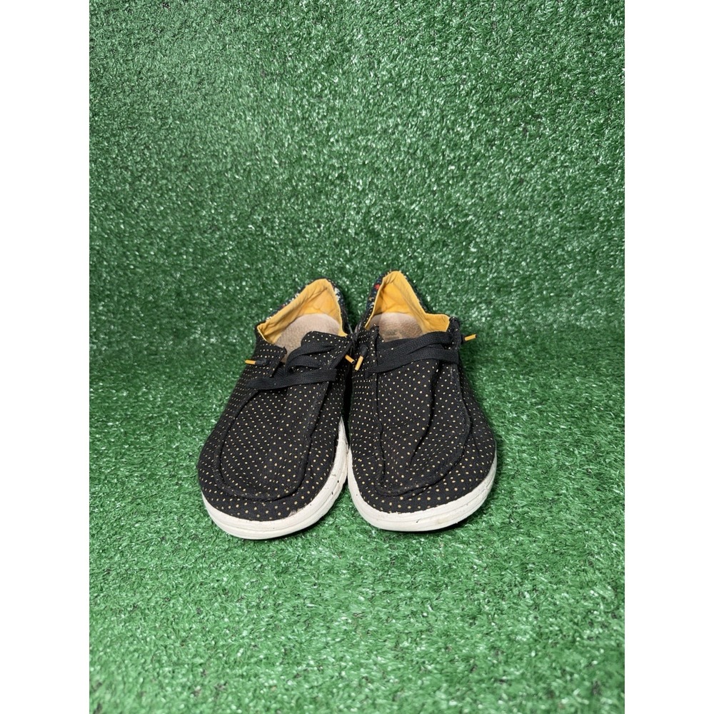 Hey Dude Wendy Women Size 10 Black Polka Dot Hippie Shoes Comfort Slip On Loafer - Picture 6 of 9